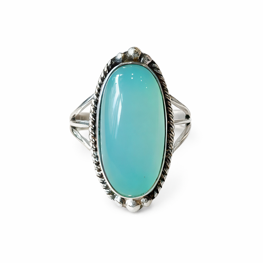 Vintage Sterling Silver Turquoise Statement Ring