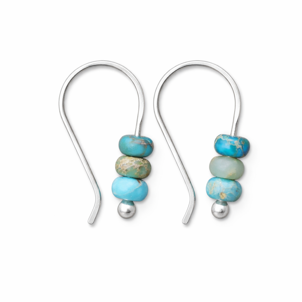Turquoise Beaded Earrings