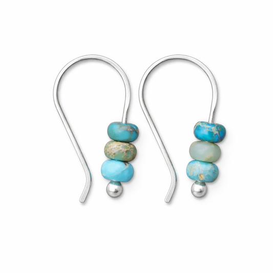 Turquoise Beaded Earrings