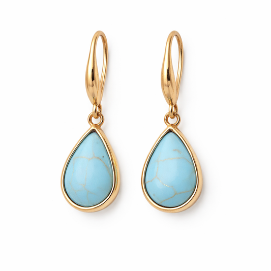 Endless Connection Turquoise Earrings