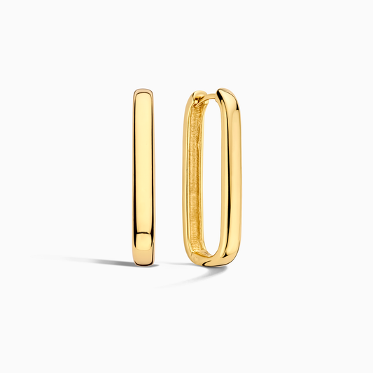 Large Icon Hoops | Gold